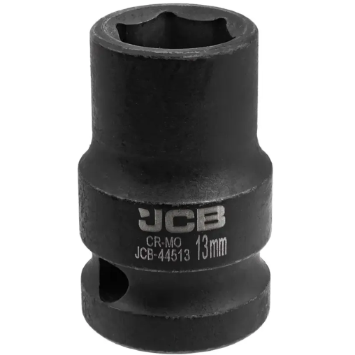 JCB Nasadka udarowa 1/2" 13mm 6-kątna Cr-Mo KLUCZ nasadowy