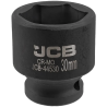 JCB Nasadka udarowa 1/2" 30mm 6-kątna Cr-Mo KLUCZ nasadowy