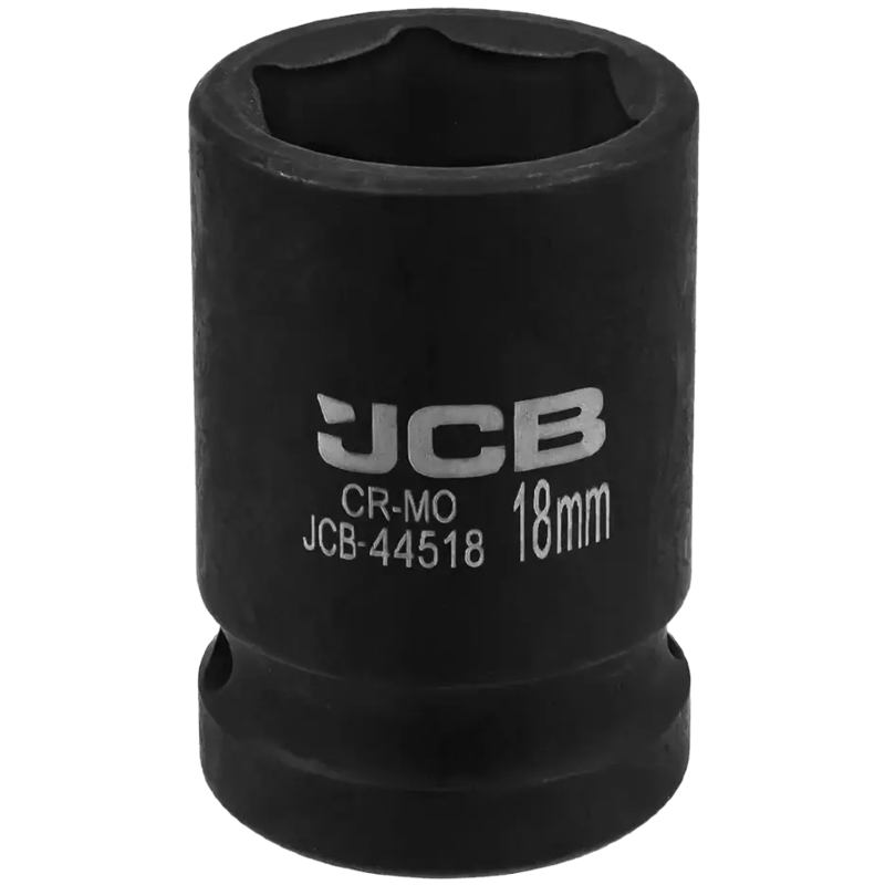 JCB Nasadka udarowa 1/2" 18 mm 6-kątna Cr-Mo KLUCZ nasadowy
