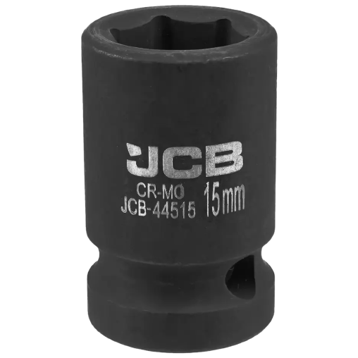 JCB Nasadka udarowa 1/2" 15 mm 6-kątna Cr-Mo KLUCZ nasadowy