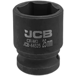 JCB Nasadka udarowa 1/2" 25 mm 6-kątna Cr-Mo KLUCZ nasadowy