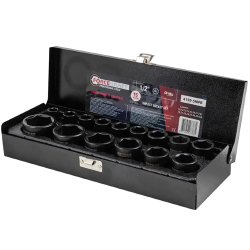 FORCEKRAFT Zestaw NASADEK udarowych 1/2" 15 ELEMENTÓW 6-kątnych (10-32mm)