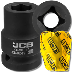 JCB Nasadka udarowa 3/4" 19mm 6-kątna Cr-Mo KLUCZ nasadowy