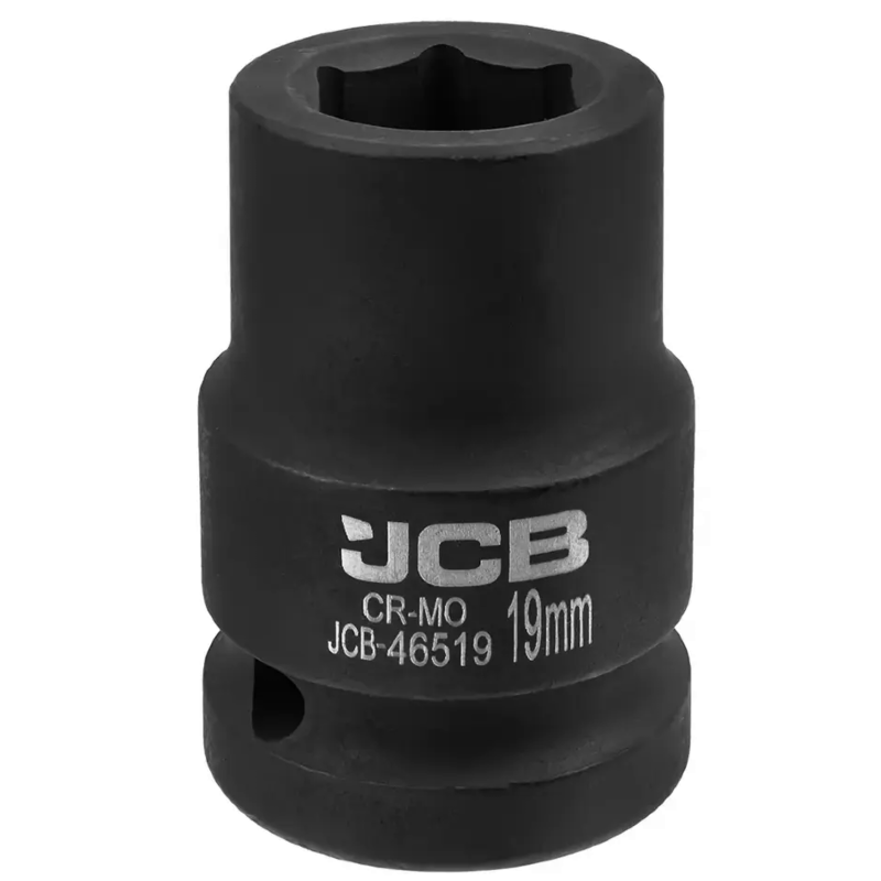 JCB Nasadka udarowa 3/4" 19mm 6-kątna Cr-Mo KLUCZ nasadowy