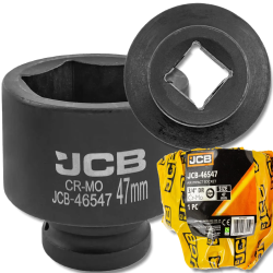 JCB Nasadka udarowa 3/4" 47mm 6-kątna Cr-Mo KLUCZ nasadowy