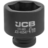 JCB Nasadka udarowa 3/4" 47mm 6-kątna Cr-Mo KLUCZ nasadowy