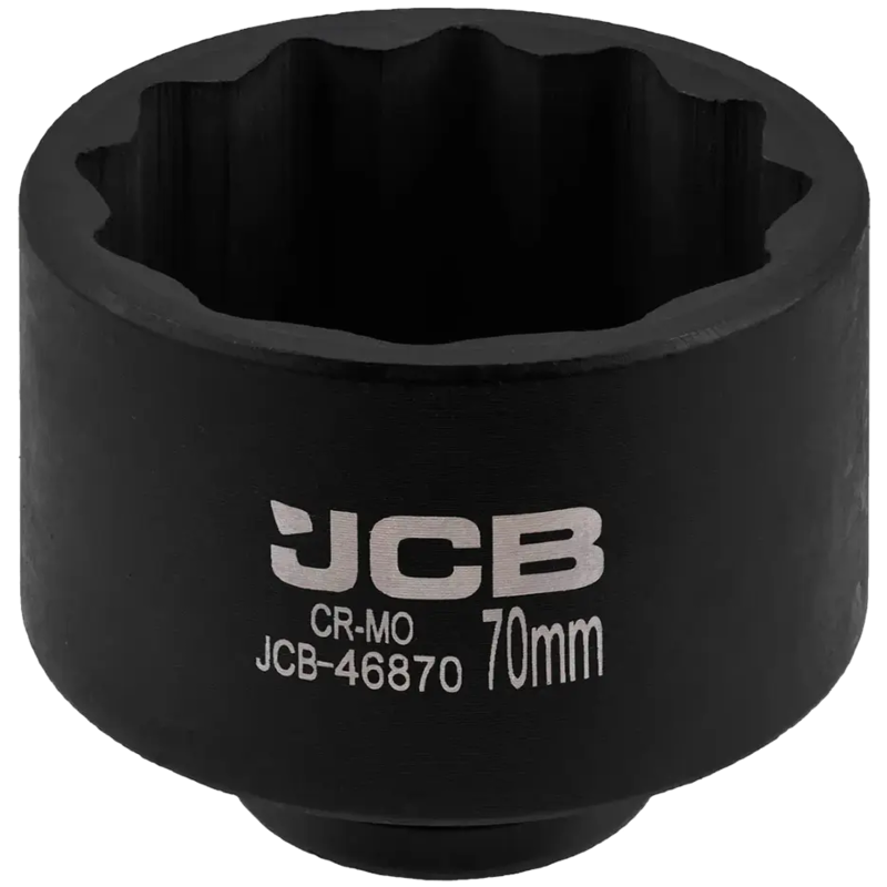 JCB Nasadka udarowa 3/4" 70mm 12-kątna Cr-Mo KLUCZ nasadowy