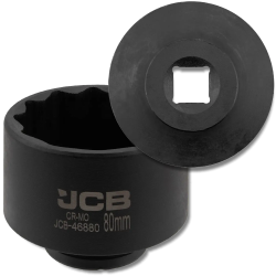 JCB Nasadka udarowa 3/4" 80mm 12-kątna Cr-Mo KLUCZ nasadowy