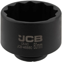 JCB Nasadka udarowa 3/4" 80mm 12-kątna Cr-Mo KLUCZ nasadowy