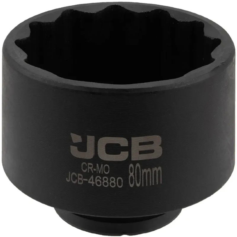 JCB Nasadka udarowa 3/4" 80mm 12-kątna Cr-Mo KLUCZ nasadowy