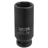 JCB NASADKA udarowa GŁĘBOKA 1/2" Cr-Mo 6-kątna 25mm KLUCZ NASADOWY