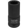JCB NASADKA udarowa GŁĘBOKA 3/4" Cr-Mo 12-kątna 22mm KLUCZ nasadowy