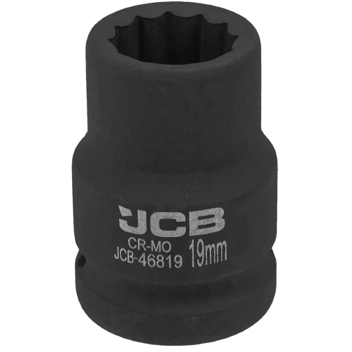 JCB Nasadka udarowa 3/4" 19mm 12-kątna Cr-Mo KLUCZ nasadowy
