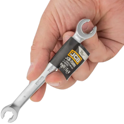 JCB Klucz OCZKOWY rozcięty 9x11 mm 2-STRONNY stal Cr-V 6-KĄTNY
