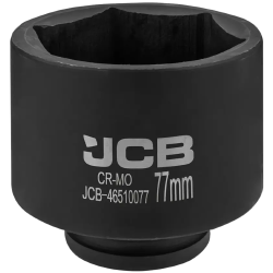 JCB NASADKA udarowa GŁĘBOKA 3/4" Cr-Mo 6-kątna 77mm KLUCZ nasadowy