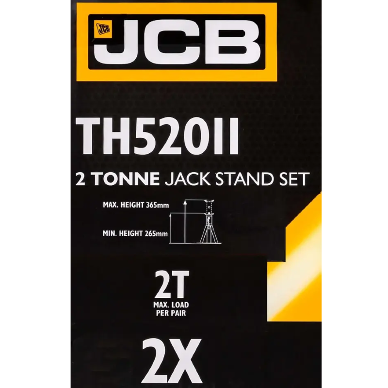 JCB 2 Kobyłki PODSTAWKI podpory SAMOCHODOWE 2 TONY 265-365mm