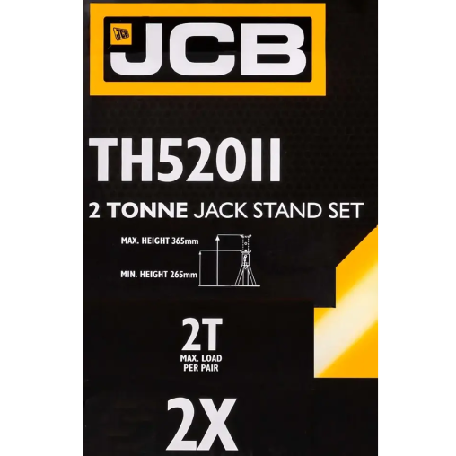 JCB 2 Kobyłki PODSTAWKI podpory SAMOCHODOWE 2 TONY 265-365mm