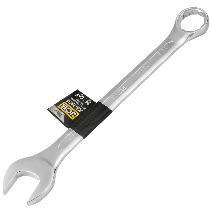 JCB Klucz PŁASKO-OCZKOWY 2-stronny 34 mm Cr-V 12-KĄTNY