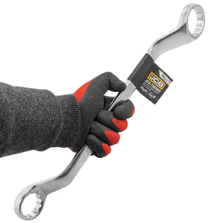 JCB Klucz OCZKOWY 2-stronny odgięty o 45 STOPNI 36x41 mm Cr-V 12-KĄTNY