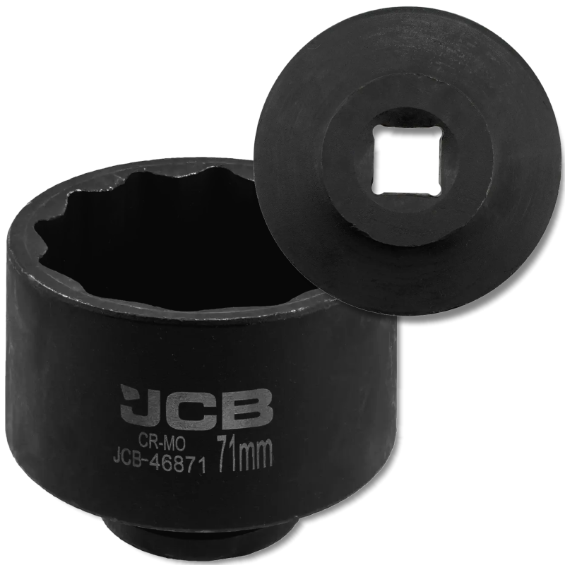 JCB Nasadka udarowa 3/4" 71mm 12-kątna Cr-Mo KLUCZ nasadowy