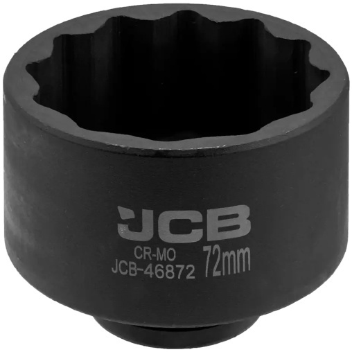 JCB Nasadka udarowa 3/4" 72mm 12-kątna Cr-Mo KLUCZ nasadowy