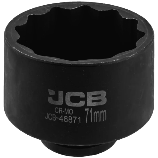 JCB Nasadka udarowa 3/4" 71mm 12-kątna Cr-Mo KLUCZ nasadowy