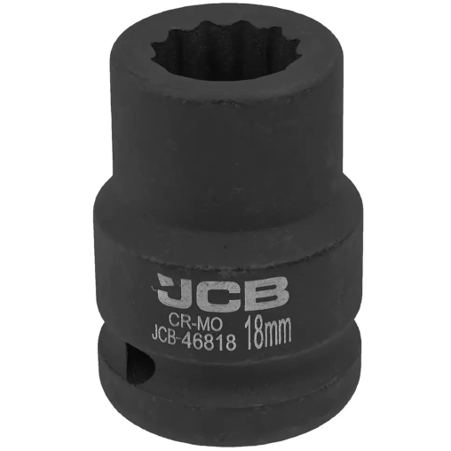 JCB Nasadka udarowa 3/4" 18mm 12-kątna Cr-Mo KLUCZ nasadowy