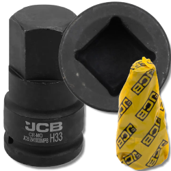 JCB Nasadka BIT udarowa 3/4" 33mm 6-kątna Cr-Mo KLUCZ nasadowy