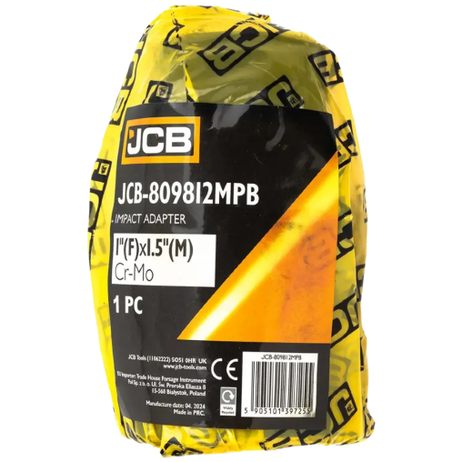 JCB Adapter udarowy Cr-Mo 1'' (F) x 1.5'' (M) KWADRAT