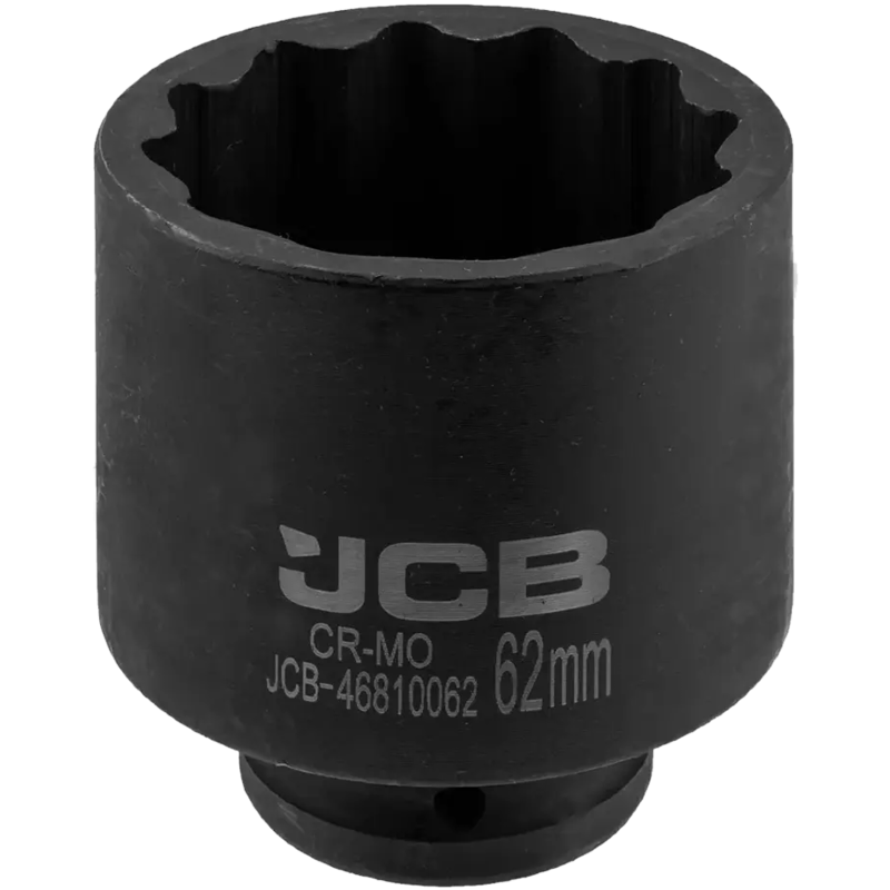 JCB NASADKA udarowa GŁĘBOKA 3/4" Cr-Mo 12-kątna 62mm KLUCZ NASADOWY