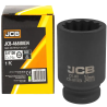 JCB NASADKA udarowa GŁĘBOKA 3/4" Cr-Mo 12-kątna 34mm KLUCZ NASADOWY