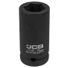 JCB NASADKA udarowa GŁĘBOKA 3/4" Cr-Mo 6-kątna 25mm KLUCZ nasadowy