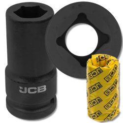 JCB NASADKA udarowa GŁĘBOKA 3/4" Cr-Mo 6-kątna 26mm KLUCZ nasadowy