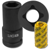 JCB NASADKA udarowa GŁĘBOKA 3/4" Cr-Mo 6-kątna 26mm KLUCZ nasadowy