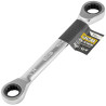 JCB Klucz OCZKOWY dwustronny z GRZECHOTKĄ 14x17mm Cr-V 12-KĄTNY
