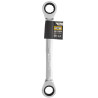 JCB Klucz OCZKOWY dwustronny z GRZECHOTKĄ 18x19mm Cr-V 12-KĄTNY