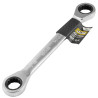 JCB Klucz OCZKOWY dwustronny z GRZECHOTKĄ 18x19mm Cr-V 12-KĄTNY