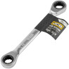 JCB Klucz OCZKOWY dwustronny z GRZECHOTKĄ 12x14mm Cr-V 12-KĄTNY