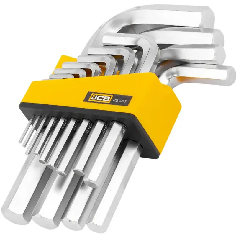 JCB Zestaw KLUCZY IMBUS 13 ELEMENTÓW 2-19mm typu L Cr-V HEX