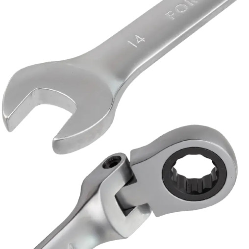 FORCEKRAFT Zestaw KLUCZY płasko-oczkowych z GRZECHOTKĄ 13 ELEMENTÓW 8-32mm