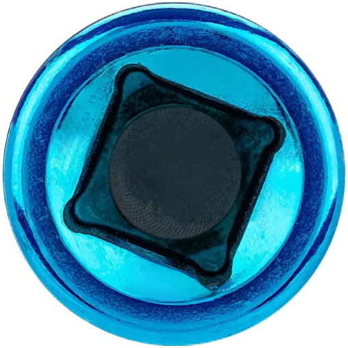 ROCKFORCE Nasadka udarowa 17 mm 1/2" 6-kątna głęboka do ALUFELG z TULEJĄ zabezpieczającą