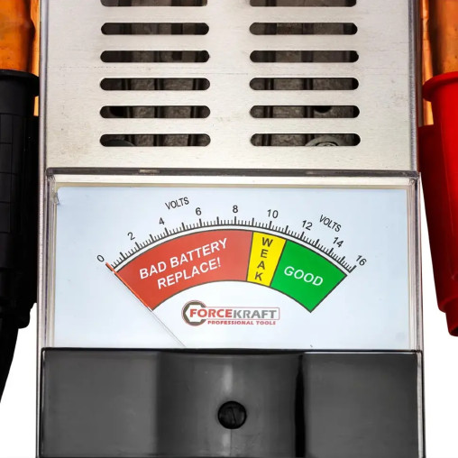 FORCEKRAFT TESTER stanu NAŁADOWANIA bateriii AKUMULATOROWEJ 12V