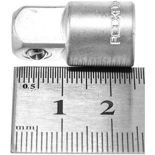 ROCKFORCE Adapter 1/4"(F)x3/8"(M) stal CR-V blokada KULKOWA