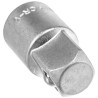 ROCKFORCE Adapter 1/4"(F)x3/8"(M) stal CR-V blokada KULKOWA