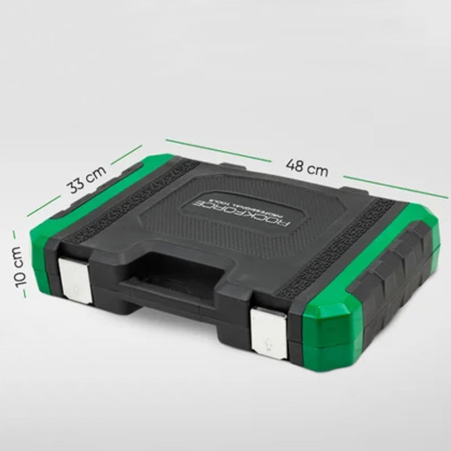 ROCKFORCE Zestaw NARZĘDZI 125 + 6 ELEMENTÓW komplet PREMIUM Cr-Mo CrV
