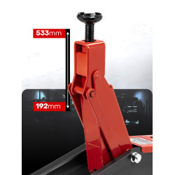 Podnośnik Samochodowy Hydrauliczny Żaba 3 Tony 192-533mm lewarek Forcekraft