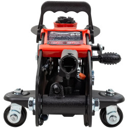 Podnośnik Samochodowy Hydrauliczny Żaba 2.5 T 140-387 mm walizka Forcekraft
