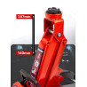 Podnośnik Samochodowy Hydrauliczny Żaba 2.5 T 140-387 mm walizka Forcekraft