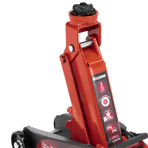 Podnośnik Samochodowy Hydrauliczny Żaba 2.5 T 140-387 mm lewarek Forcekraft