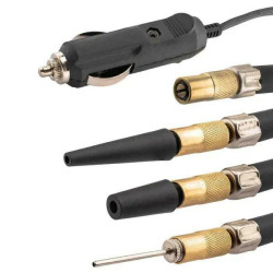 Kompresor samochodowy sprężarka tłokowa 12V 30l/min z manometrem Rockforce
